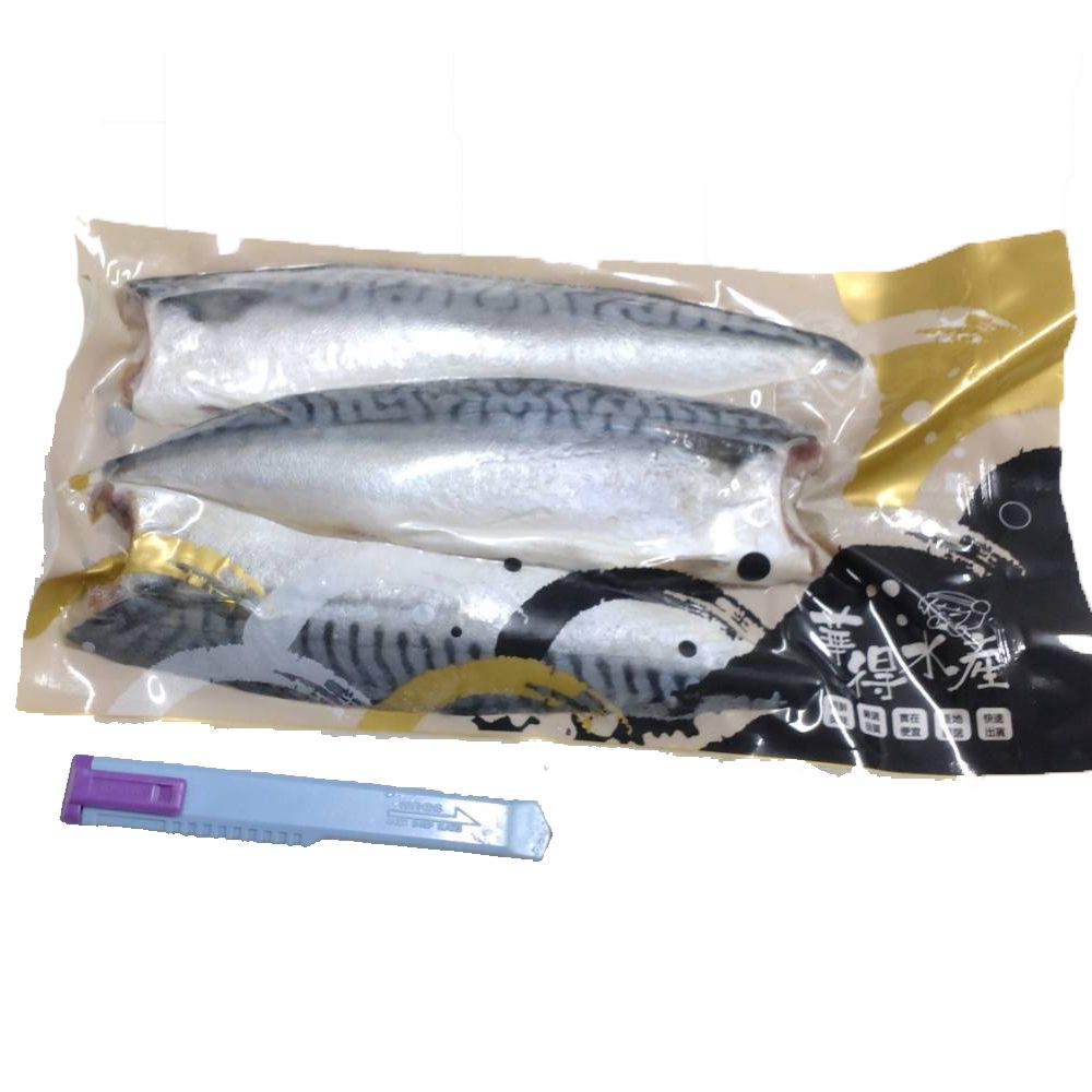 華得水產 薄鹽鯖魚片12片組(100g/片-3片包裝)總共300克4包