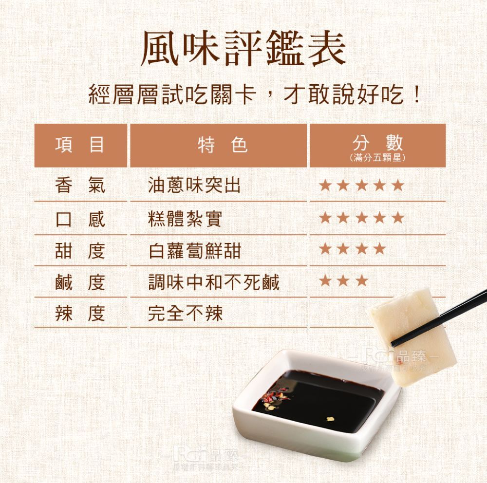 名廚美饌 台式蘿蔔糕(10片/包)(1000g)