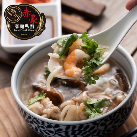 赤豪家庭私廚 經典干貝蝦仁海鮮羹4包(1000g±10%/包)