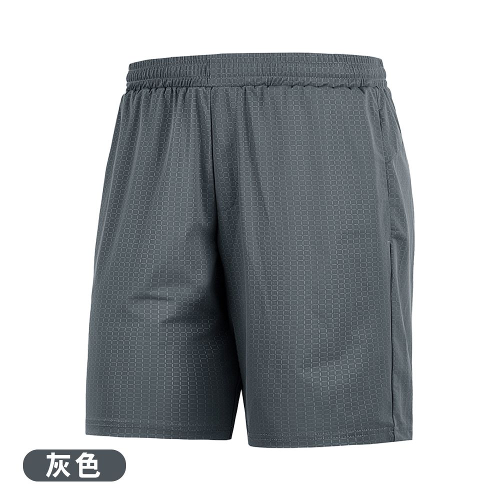 NEW FORCE 超彈力冰絲印花運動短褲-3色可選