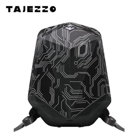 【TAJEZZO】POLY系列 B-BAG Aquila硬殼包 線條黑