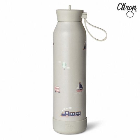 【Citron】矽膠提把三層保溫瓶_500ml_多款可選