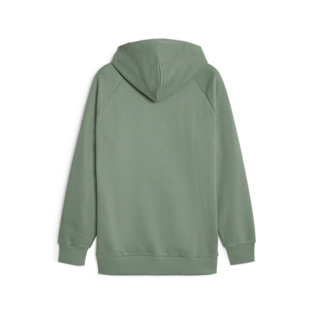 PUMA 彪馬 流行系列Classics質感長厚連帽T恤(N) 連帽上衣 男女款 綠色 帽T-62521844